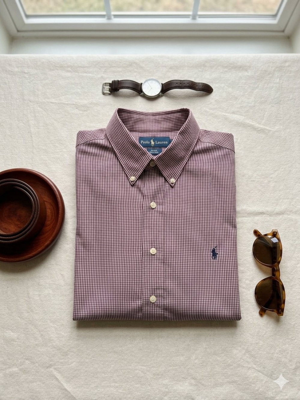 Vintage Ralph Lauren "Blake" Gingham Check Button Up Shirt - Mens 2XL Y2K